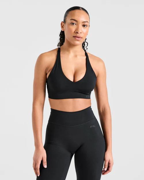 Staple Sports Bra Black