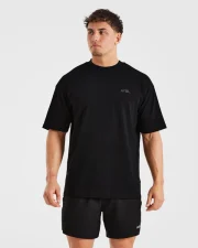 Essential Oversized T Shirt Black