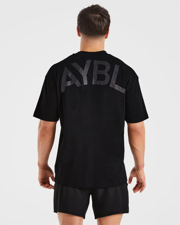 Essential Oversized T Shirt Black