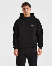 Essential Oversized Hoodie Black