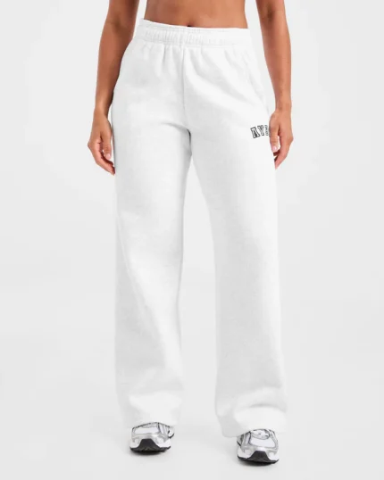 Varsity 2.0 Oversized Straight Leg Joggers Heather Grey