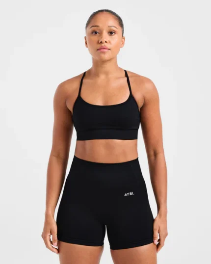 Empower Seamless Sports Bra Black