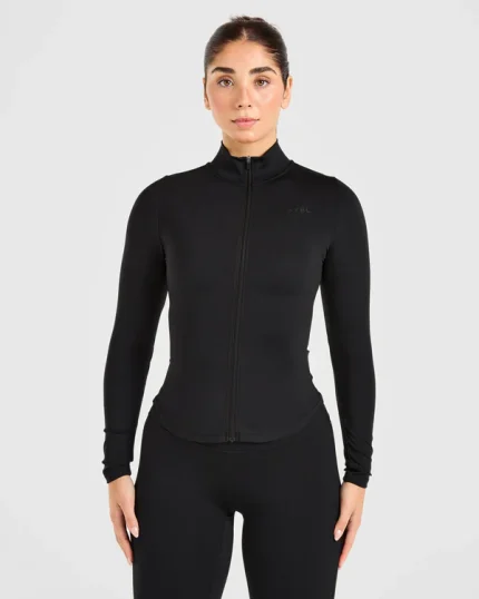 Sculpt Zip Jacket Black