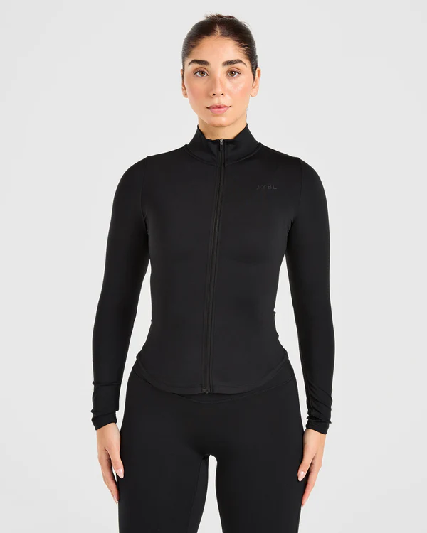 Sculpt Zip Jacket Black