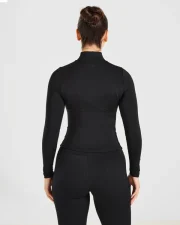 Sculpt Zip Jacket Black