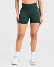 Empower Seamless Shorts Dark Green