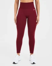 Empower Seamless Leggings Red Wine