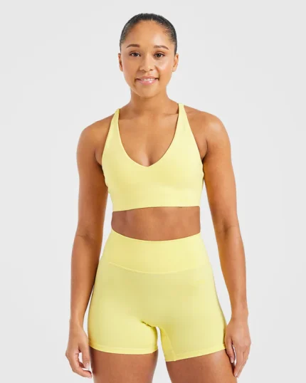 Staple Sports Bra Pastel Lemon