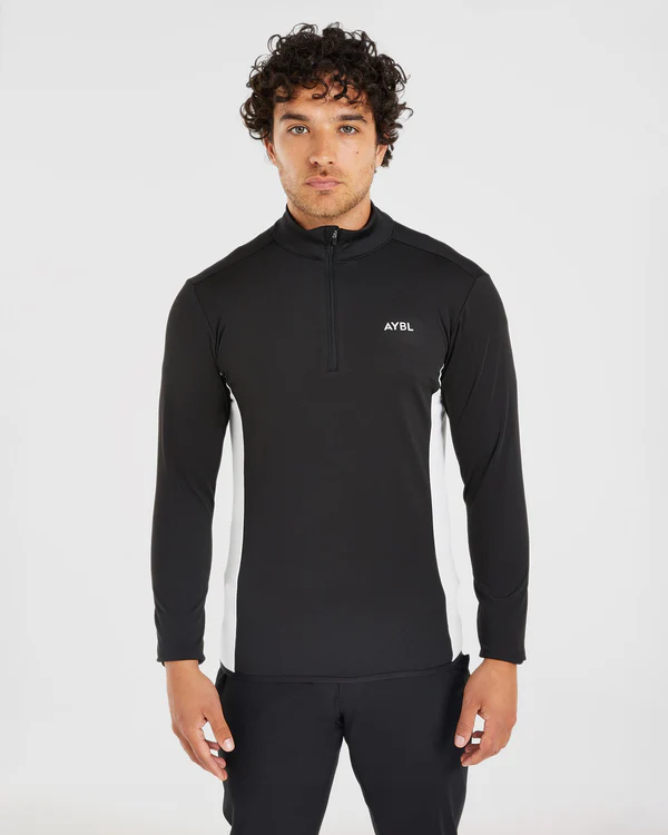 Performance 1/4 Zip Pullover Black