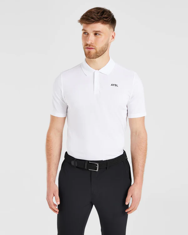 Performance Polo Shirt White