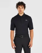Performance Seamless Polo Shirt Black