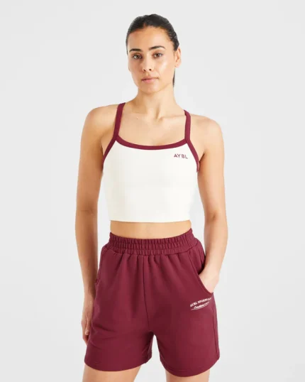 Courtside Tank Top Off White