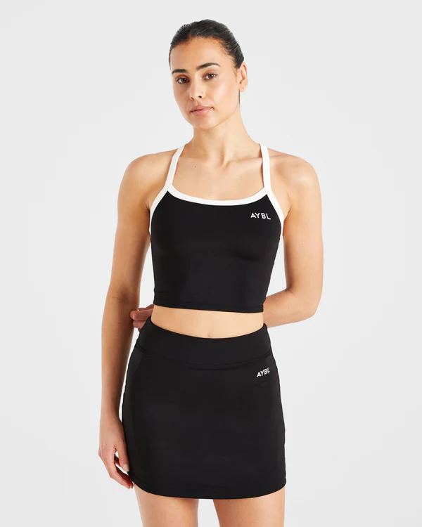 Courtside Tank Top Black