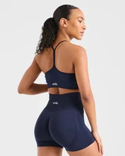 Empower Seamless Sports Bra Navy